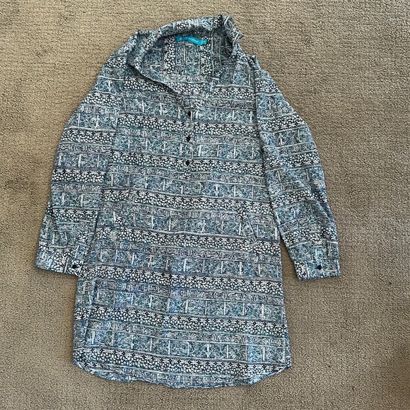 Tori Richard Shirt Dress with Pockets! - Picture 2 of 4